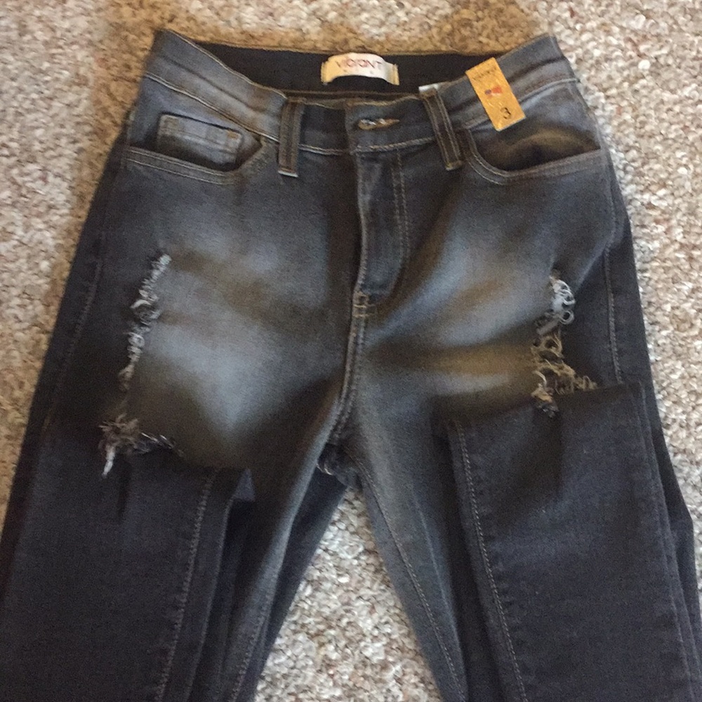 brand new ripped black jeans from hot miami style